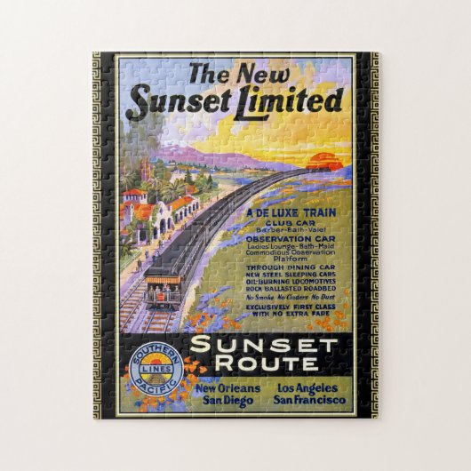 Puzzle Le train Sunset Limited (Vertical)