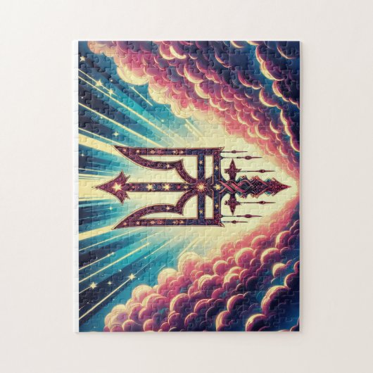 Puzzle Le trident Ukrainien (Vertical)