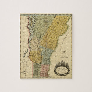 Puzzle Le Vermont, de l'enquête réelle - carte du cru