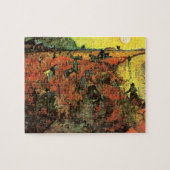 Puzzle Le vignoble rouge par Vincent van Gogh (Horizontal)