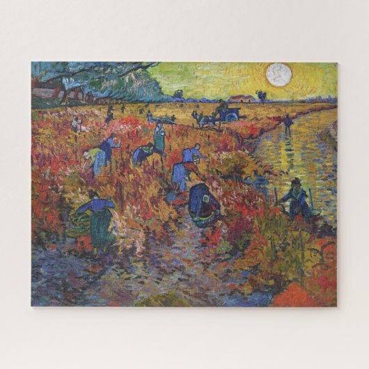 Puzzle Le vignoble rouge | Vincent van Gogh | (Horizontal)