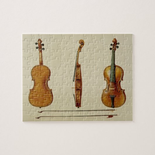 Puzzle Le violon de Hellier fait par Antonio Stradivarius (Horizontal)