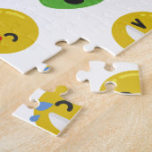 Puzzle Le visage heureux d'Emoji (Côté)