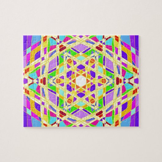 Puzzle Le vitrail. Judaical (Horizontal)