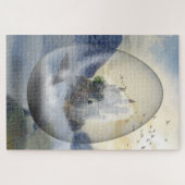 Puzzle Le voyage des baleines au château mystique (Horizontal)