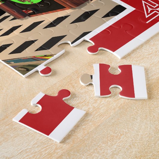 Puzzle Le wagon-restaurant de juke-box (Côté)