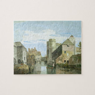 Puzzle Le Westgate, Cantorbéry (bodycolour sur le papier