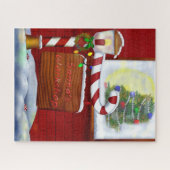 Puzzle Le Whimsey de Noël de l'atelier (Horizontal)