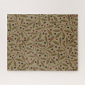 Puzzle Leaf Berry Classique Colorful Art Motif (Horizontal)