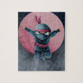Puzzle Leaping Ninja Red Moon (Vertical)