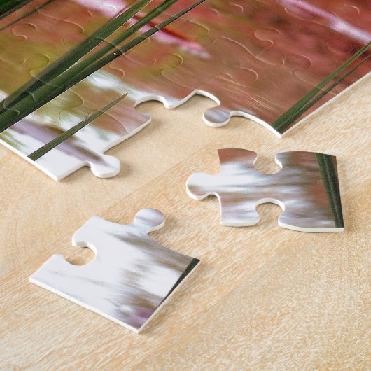 Puzzle L'eau à travers les roseaux (Côté)