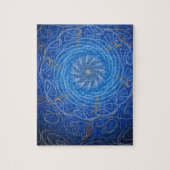 Puzzle L'eau personnalisable (spirograph psychédélique) (Vertical)