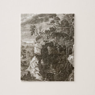 Puzzle L'écho de nymphe changé en bruit, 1731 (gravure