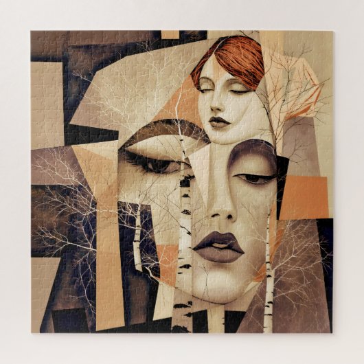 Puzzle L'Écho de « Virelle » – Un portrait abstrait (Vertical)