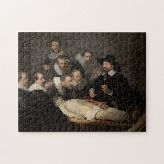 Puzzle Leçon d'anatomie du Dr Tulp par Rembrandt (Horizontal)