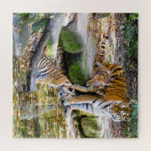 Puzzle Leçons De Vie Mère Tigre Et Cubs (Horizontal)