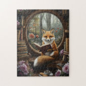 Puzzle Lecteur de livre Whimsical Lover Lecture Fox (Vertical)