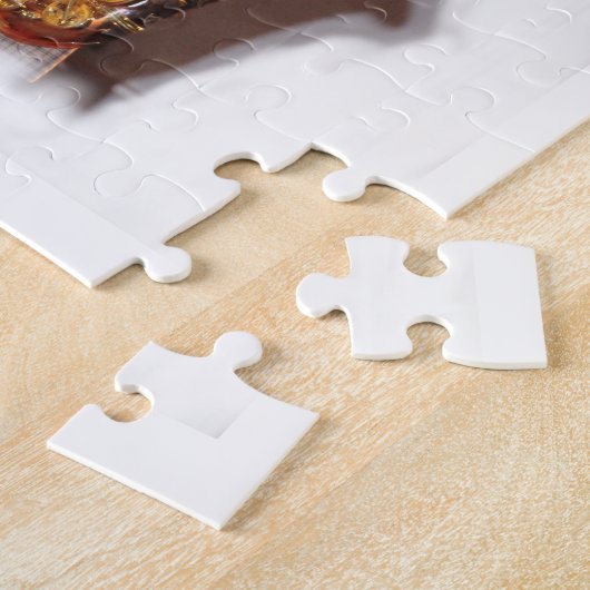 Puzzle lecteur de musique saxophone d'art Abstrait (Côté)