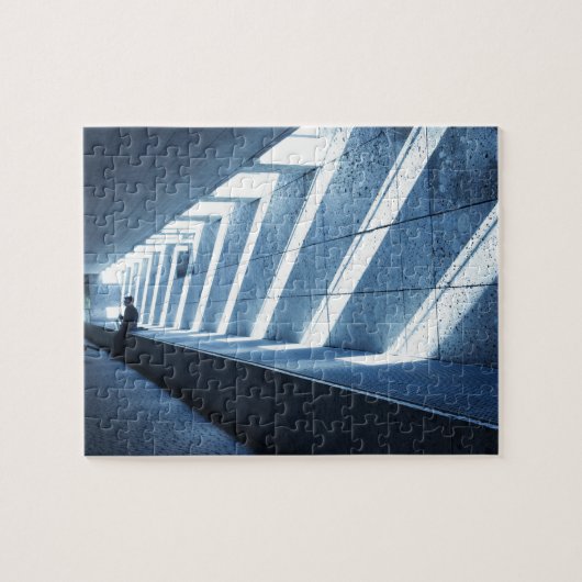 Puzzle Lecteur Saxophone Lonely - 8x10 - 110 pcs (Horizontal)