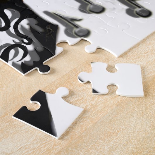 Puzzle lecteur trombone de conception de musique (Côté)