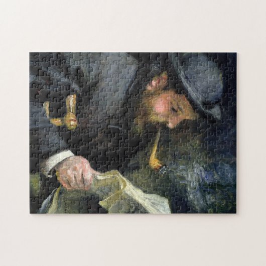 Puzzle Lecture de Claude Monet - Pierre Auguste Renoir (Horizontal)