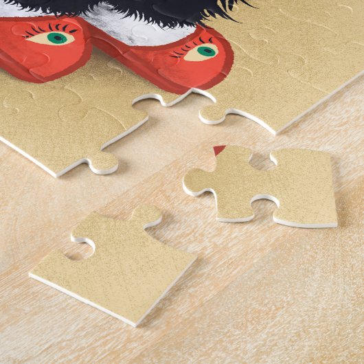 Puzzle Lecture du livre de chat Lover (Côté)