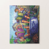 Puzzle Lecture en été (Vertical)