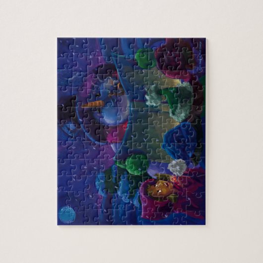 Puzzle Lecture hivernale (Vertical)