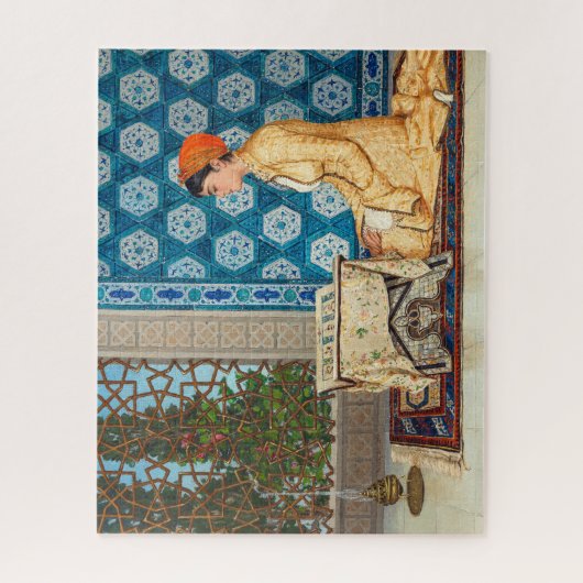 Puzzle Lecture jeune femme | Osman Hamdi Bey | (Vertical)