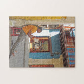 Puzzle Lecture sur la rue à Carthagène Colombie (Horizontal)