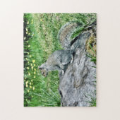 Puzzle L'écureuil sur une souche d'arbre (Vertical)