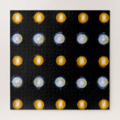 Puzzle LED, fermer l'arrière - plan abstrait. (Horizontal)