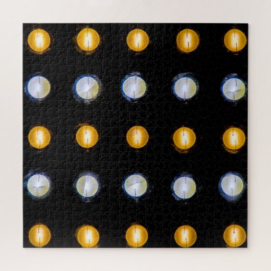 Puzzle LED, fermer l'arrière - plan abstrait. (Horizontal)