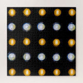 Puzzle LED, fermer l'arrière - plan abstrait. (Horizontal)