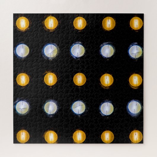 Puzzle LED, fermer l'arrière - plan abstrait. (Horizontal)