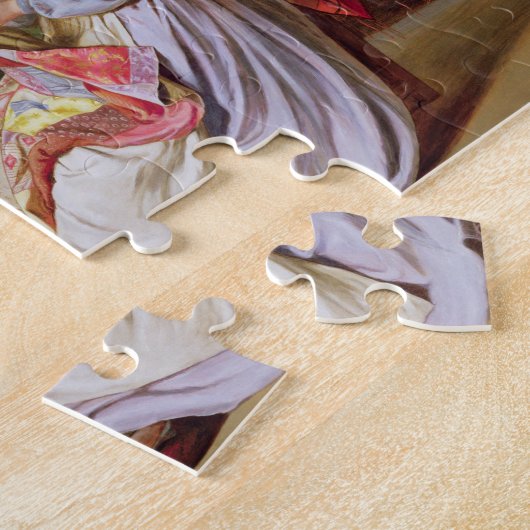 Puzzle L'édredon de patchwork (Côté)