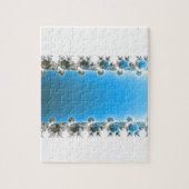 Puzzle Leenece - Fractal bleu (Vertical)