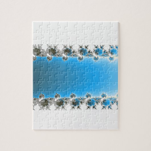 Puzzle Leenece - Fractal bleu (Vertical)