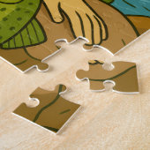 Puzzle Légende de Mathilde et de la truite d'Orval, Belgi (Côté)