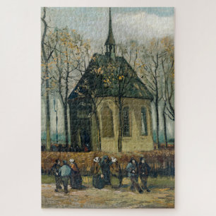Puzzle L'église célèbre de Van Gogh de la congrégation