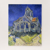 Puzzle L'église d'Auvers, par Vincent Van Gogh (Vertical)