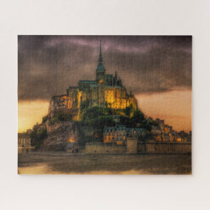 Puzzle L'église de l'île du Mont-Saint-Michel Normandie