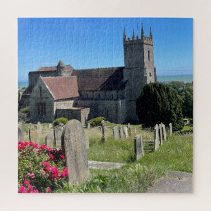 Puzzle L'église St Leonards Hythe vue d'en haut