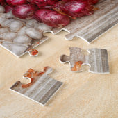 Puzzle Légume - Patates douces, Ail et Oignons (Côté)