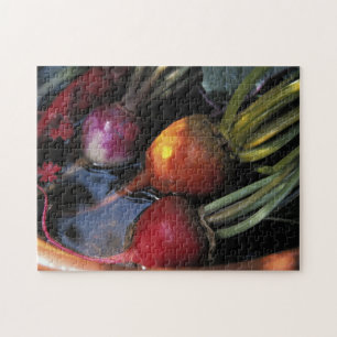 Puzzle Légumes de racines colorés