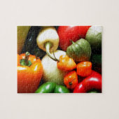 Puzzle Légumes de salsa, Tomate, Poivrons, Oignon (Horizontal)
