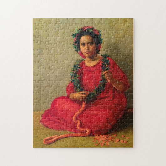 Puzzle Lei Maker, 1901 par Theodore Wores (Vertical)