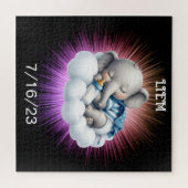 Puzzle L'éléphant du garçon (Horizontal)