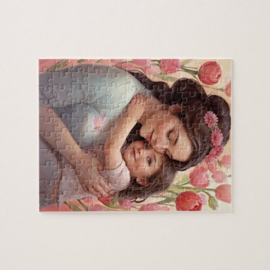 Puzzle L'Embrace d'une mère - Mère & Fille (Horizontal)