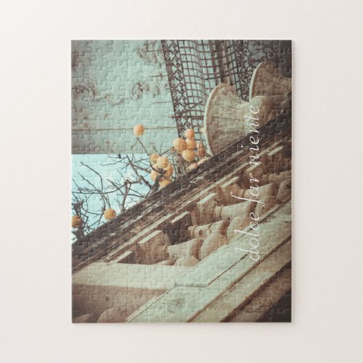 Puzzle Lemon Tree et bâtiments anciens (Vertical)